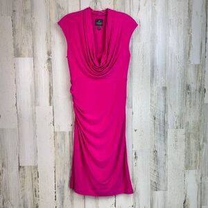 Adrianna Papell Sleeveless Dress Size
8 Hot Pink
